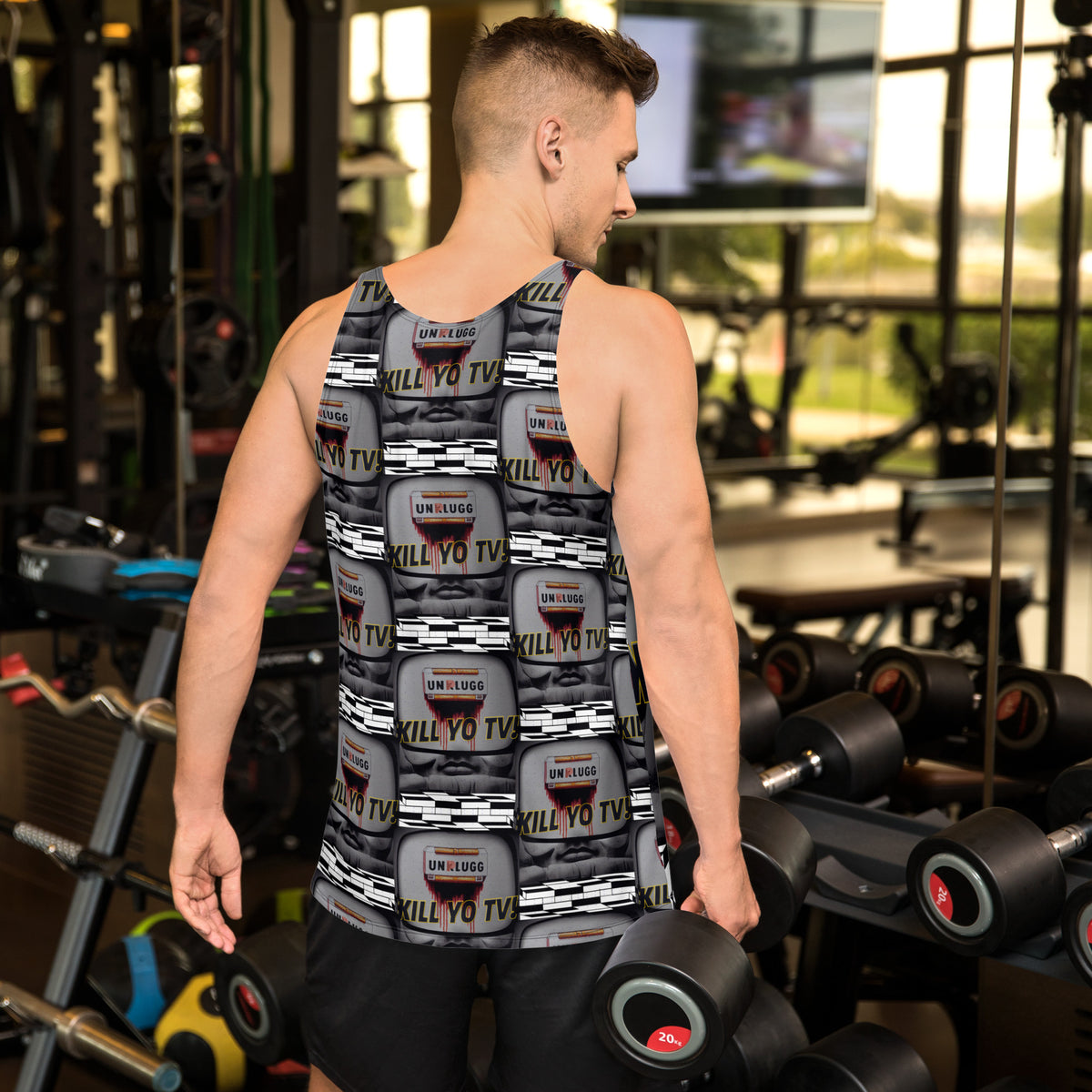 “Kill yo TV” UnPlug Unisex Tank Top