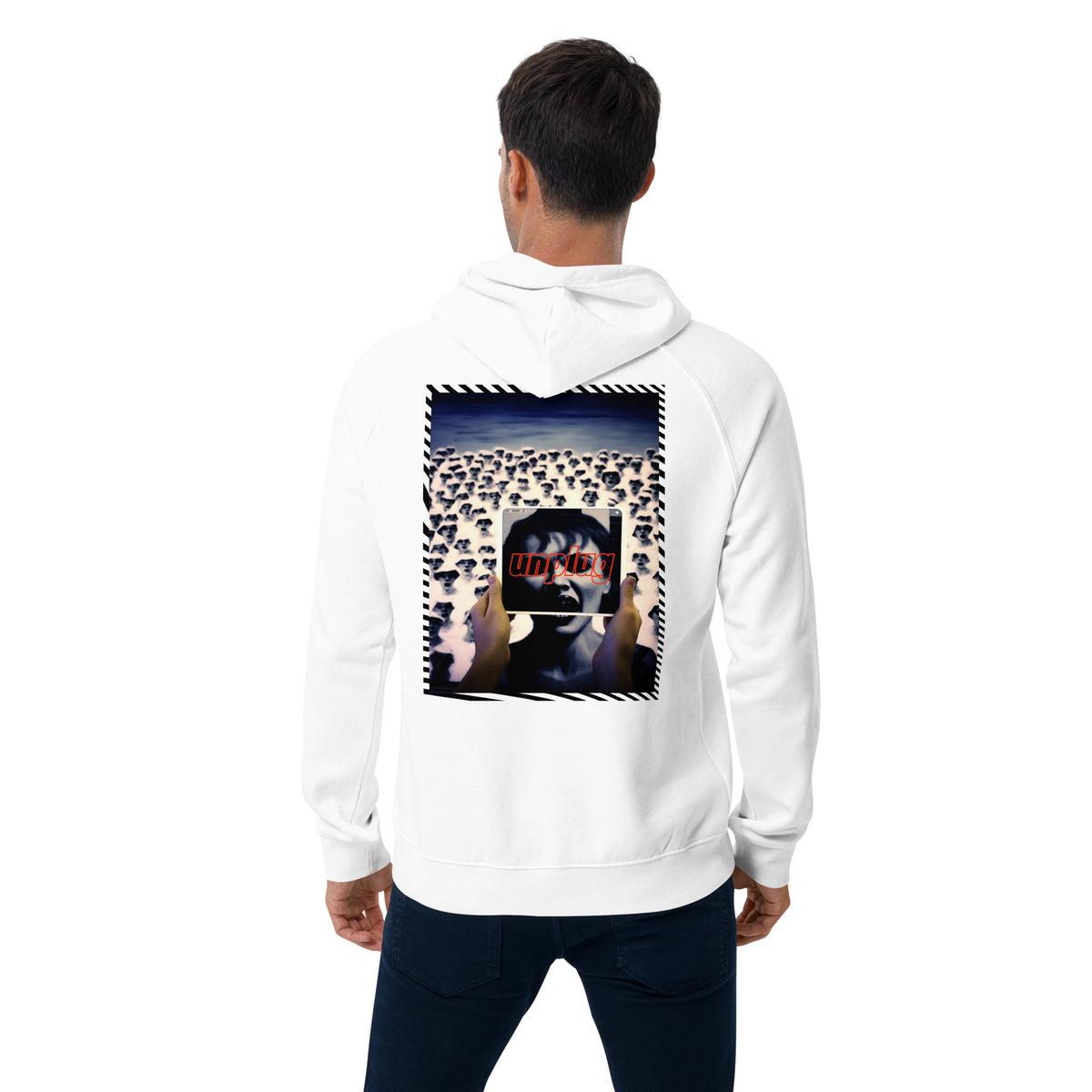 Screaming Nonconformity Unisex eco raglan hoodie