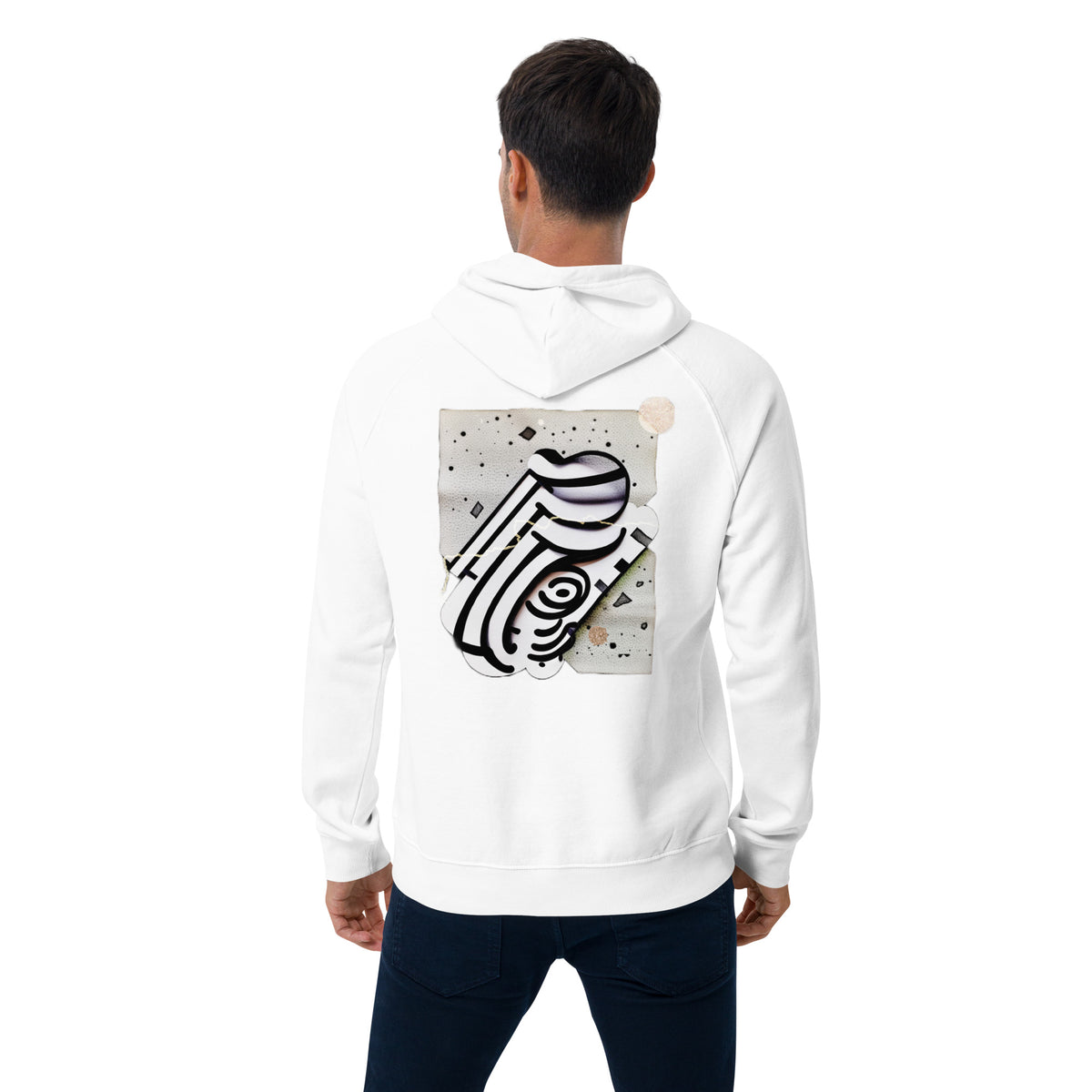 More of Myself 1 Unisex eco raglan hoodie