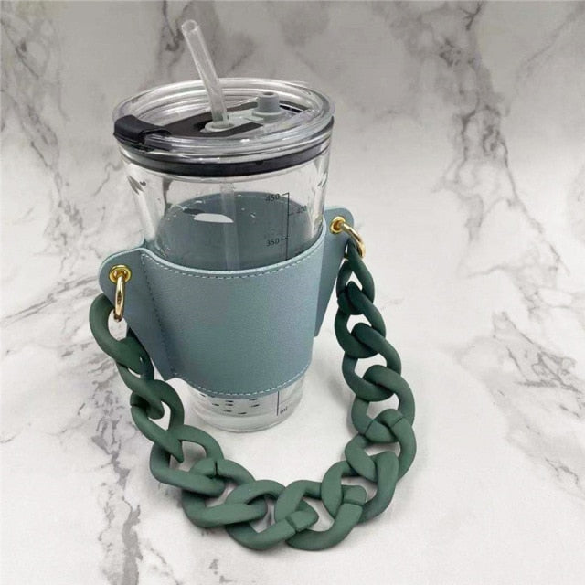 Hand-carrying Milk Tea Drink Cup Holder Detachable Chain - Commercial Universe Boutique