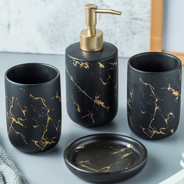 Imitation Marble Bathroom Accessory - Commercial Universe Boutique