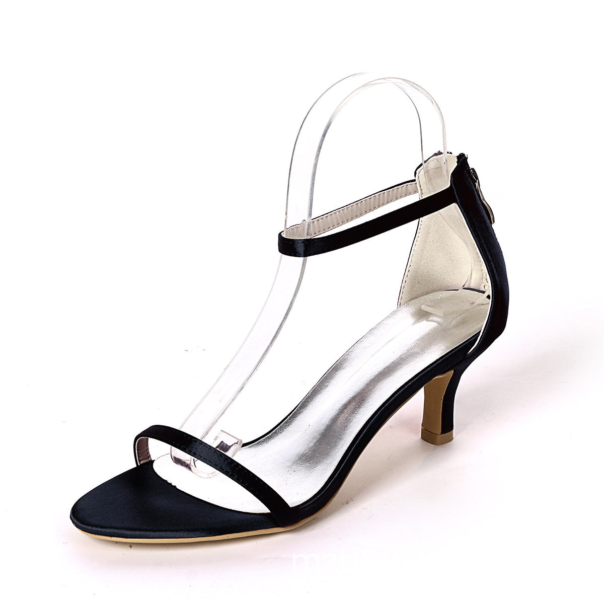 Satin-Colored Women S Shoes With One Strip Sandals - Commercial Universe Boutique