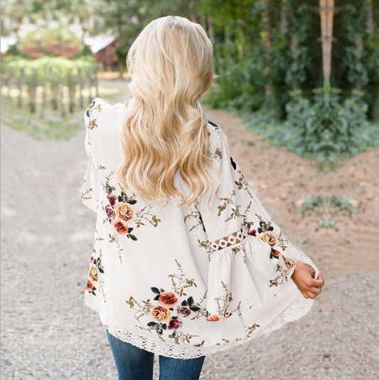 Angelique - Frühlings-Boho Jacke - Commercial Universe Boutique