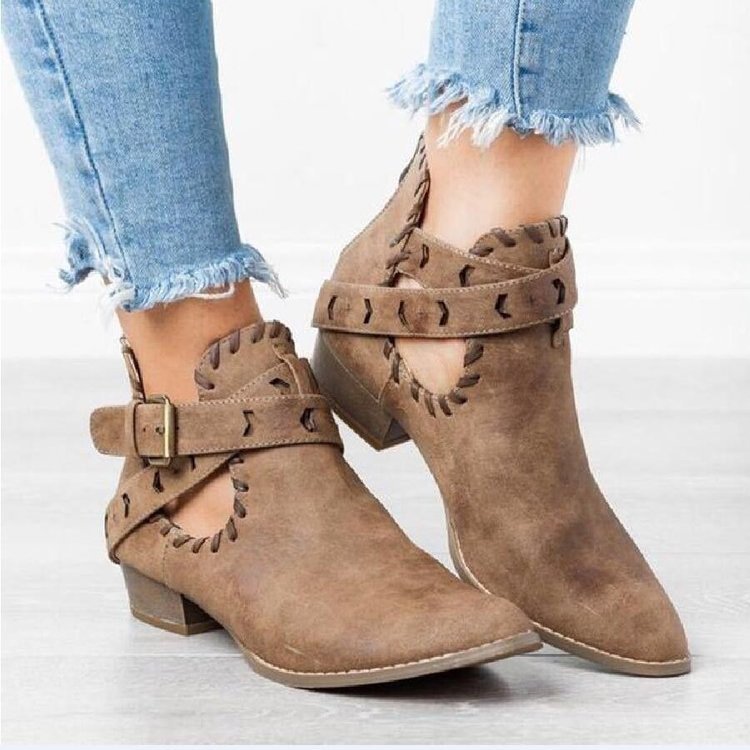 Thick Heel Single Shoes Women Fashion Single Shoes Women - Commercial Universe Boutique
