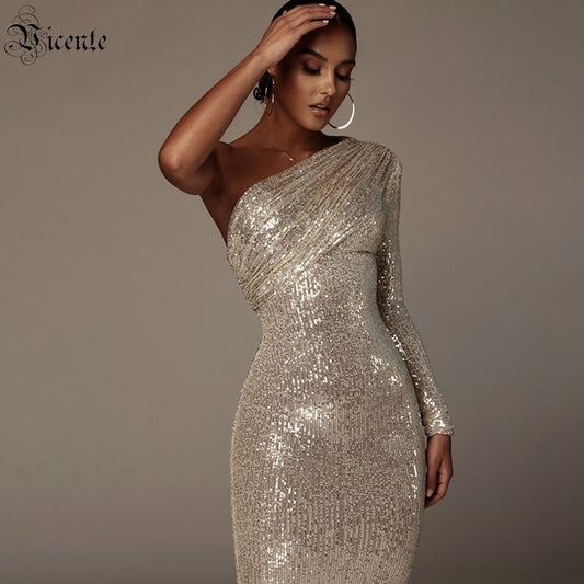 One Shoulder Dress - Commercial Universe Boutique