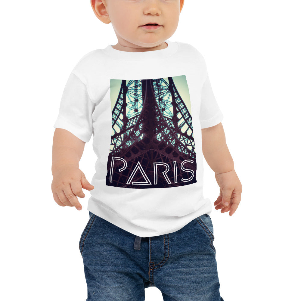 When in Paris Baby Jersey Short Sleeve Tee - Commercial Universe Boutique