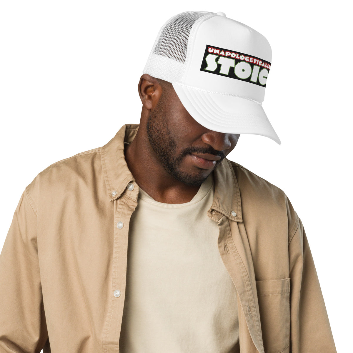 Unapologetically Stoic Foam trucker hat