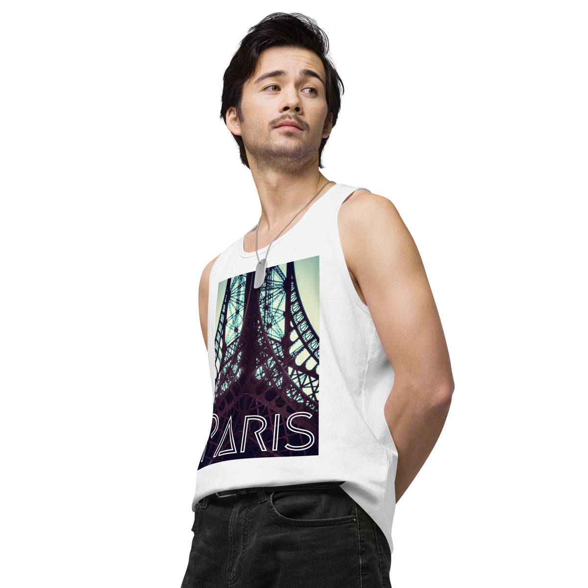 When in Paris Men’s premium tank top - Commercial Universe Boutique