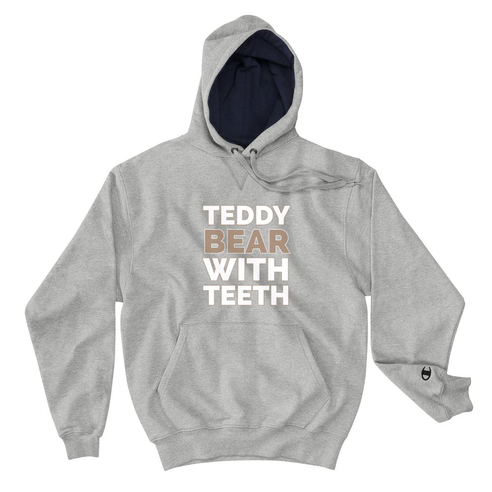 Bearly Civil Champion Hoodie - Commercial Universe