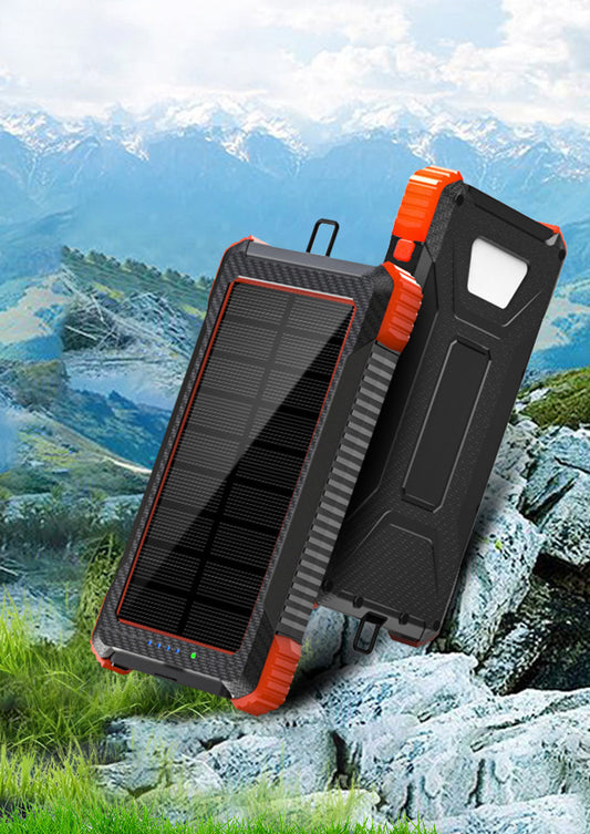 Outdoor Solar Wireless Power Bank With Large Capacity 10000Mah Power Bank Mobile Power Customization