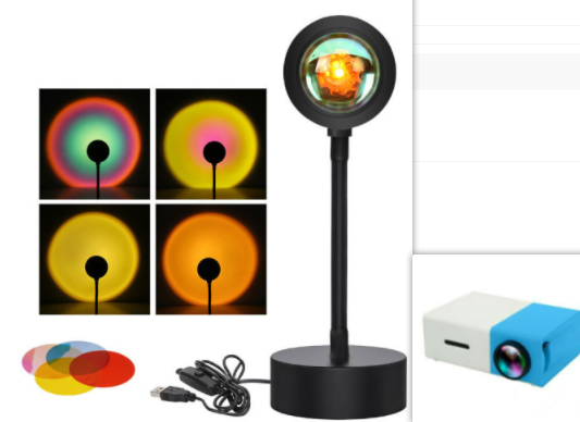 LED Ambiance Projection Lamp