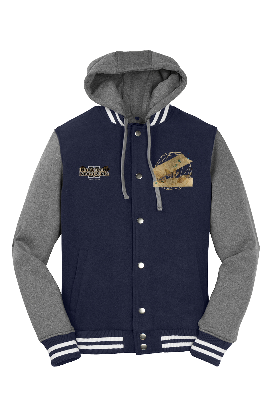 Indifferent to Indifference Insulated Letterman Jacket