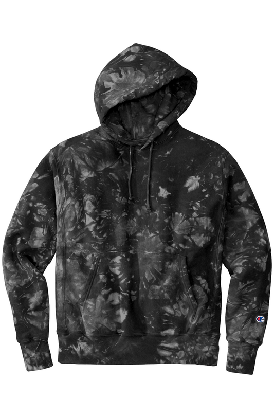 Abnormal Weave Tie-Dye Hoodie