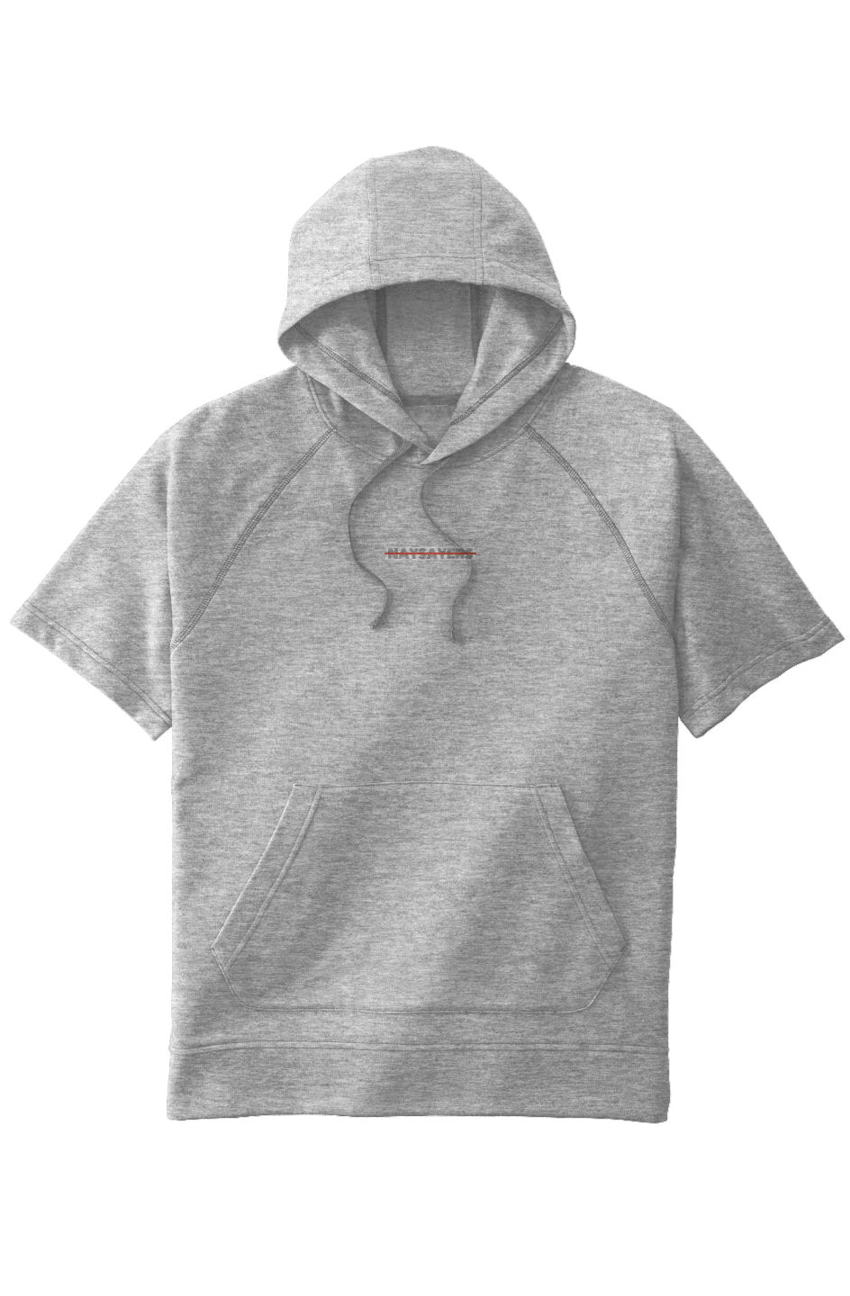 No Naysayers Type S Tri-Blend Fleece  S/S Hooded Pullover