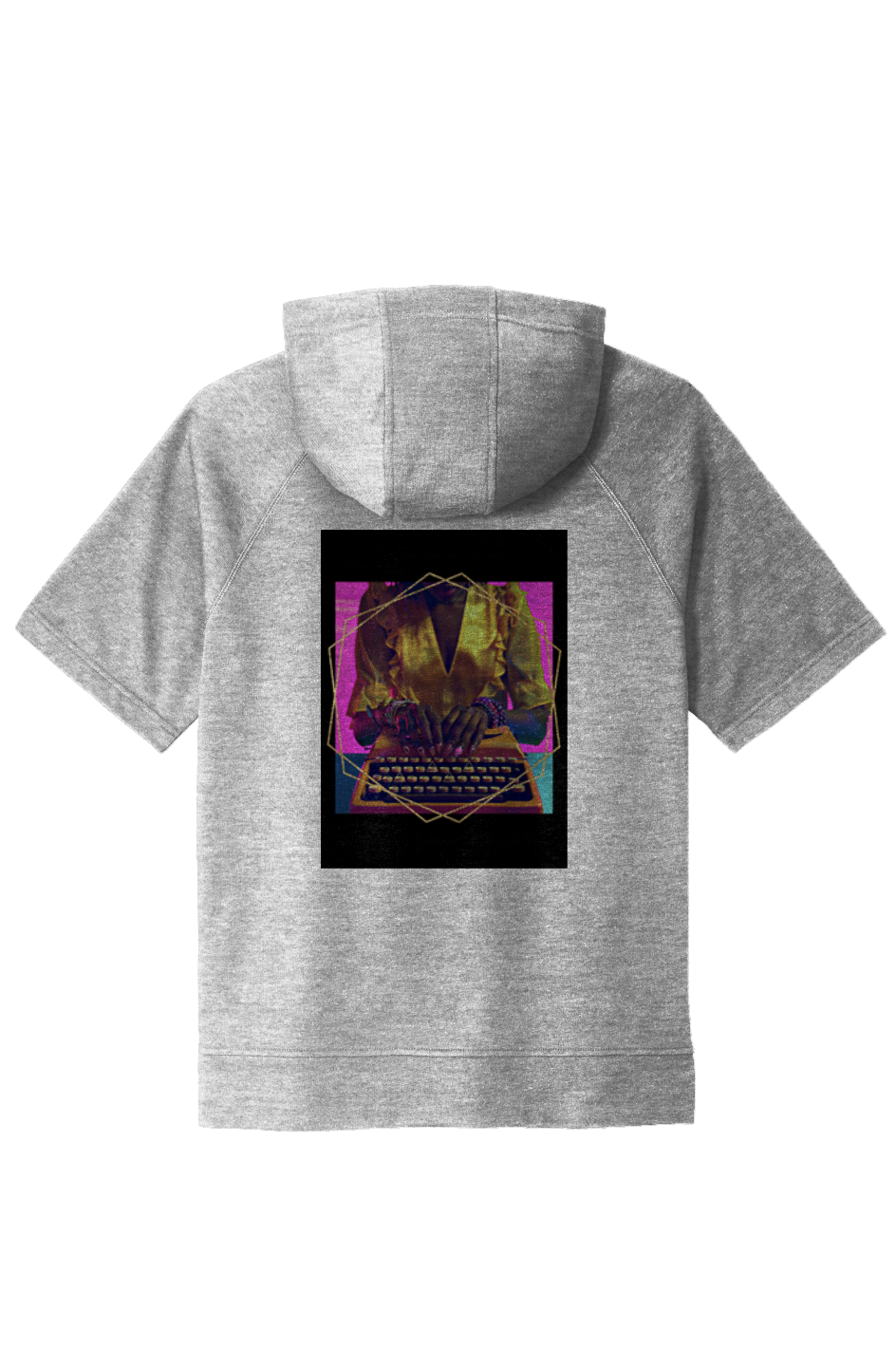 No Naysayers Type S Tri-Blend Fleece  S/S Hooded Pullover