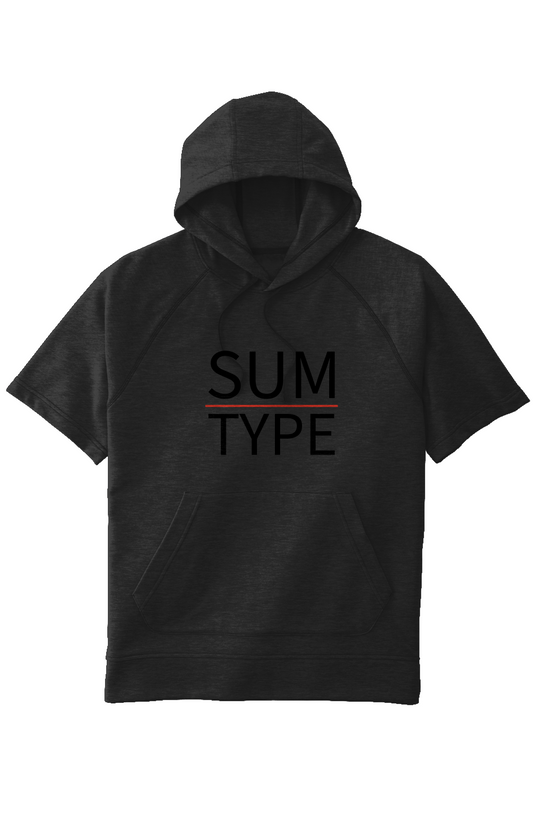 Sum Type Tri-Blend Fleece  S/S Hooded Pullover