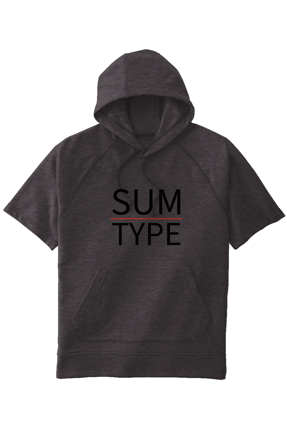 Sum Type Tri-Blend Fleece  S/S Hooded Pullover
