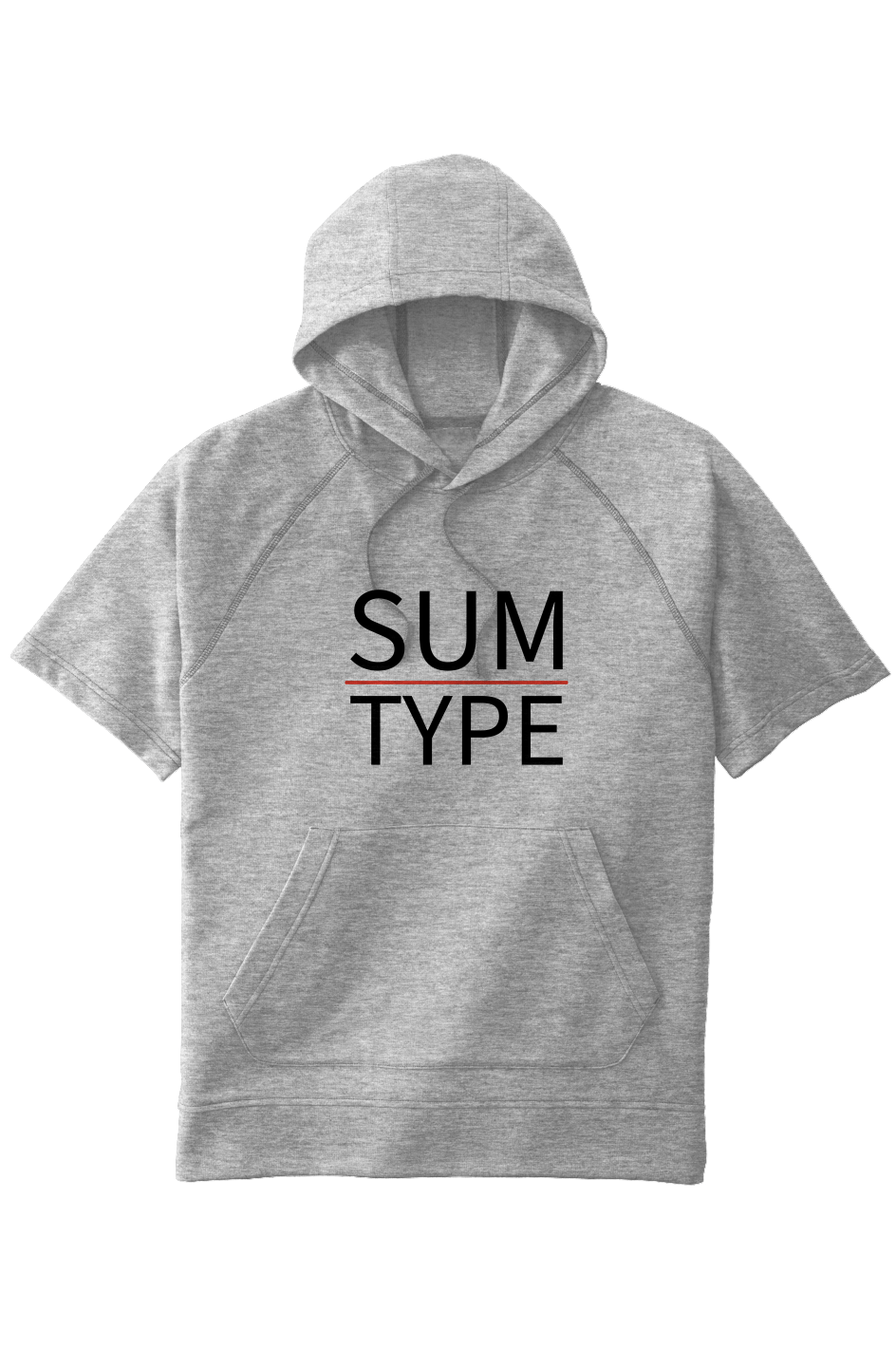 Sum Type Tri-Blend Fleece  S/S Hooded Pullover