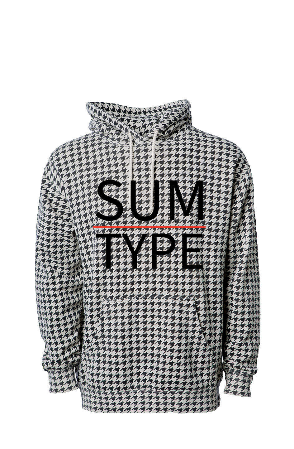 Sum Type Houndstooth Hoodie