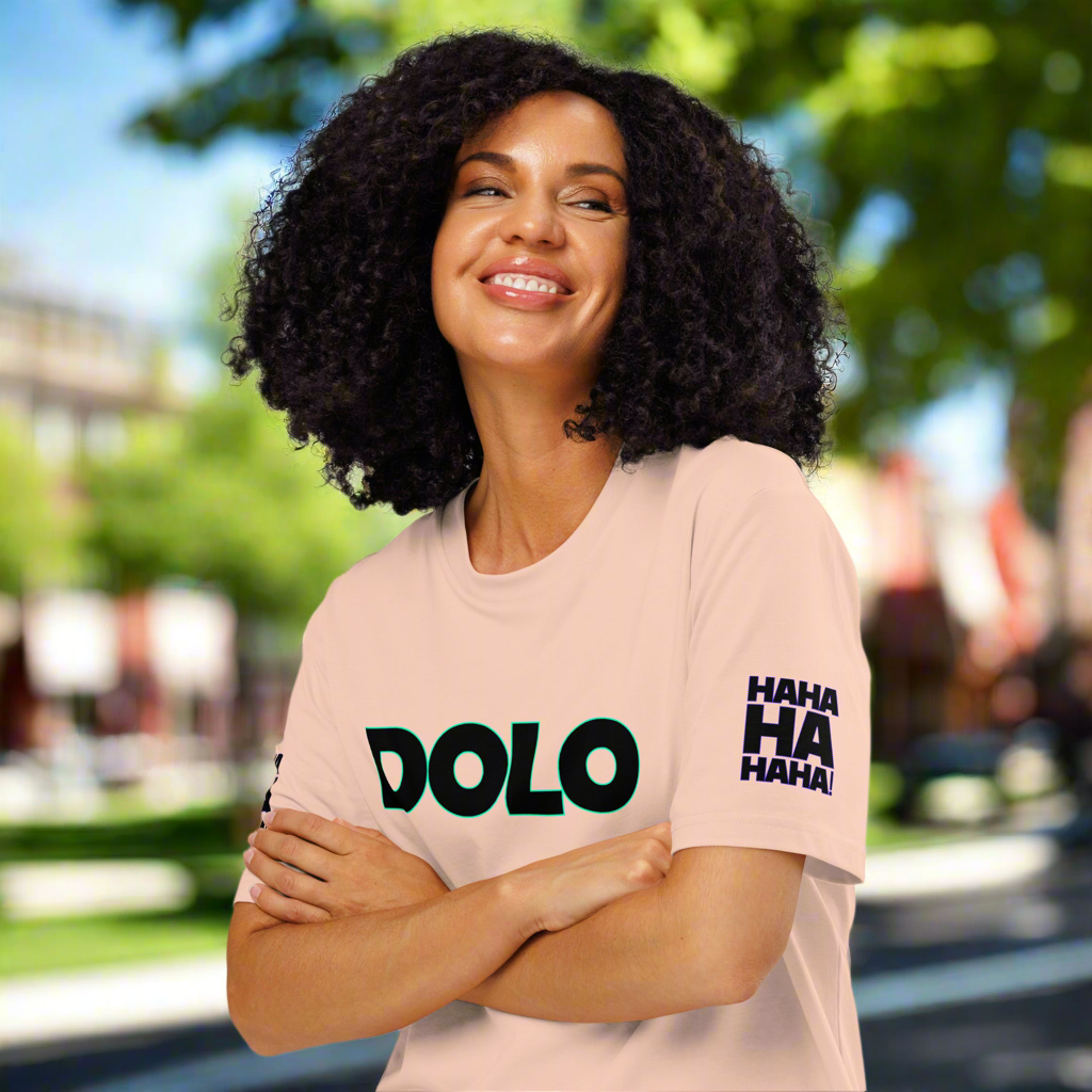 DOLO quotes Unisex organic ribbed neck t-shirt