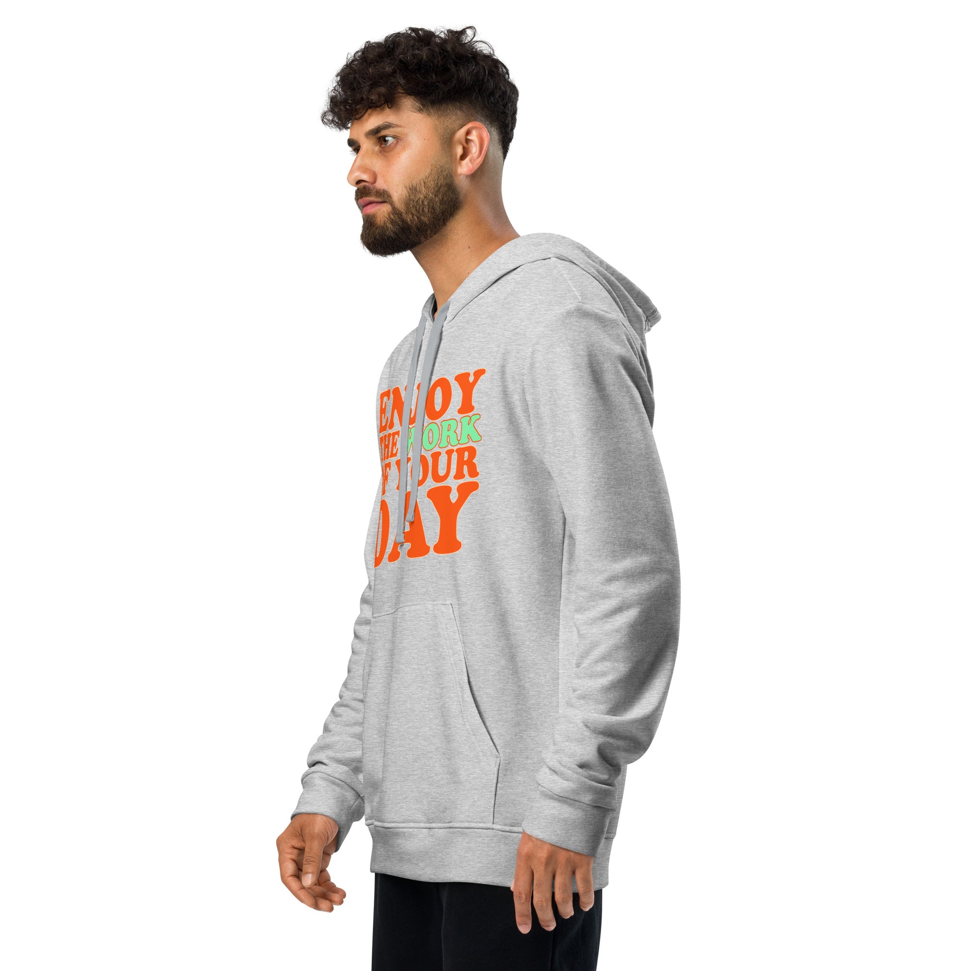 Enjoy the work of your day adidas fleece hoodie