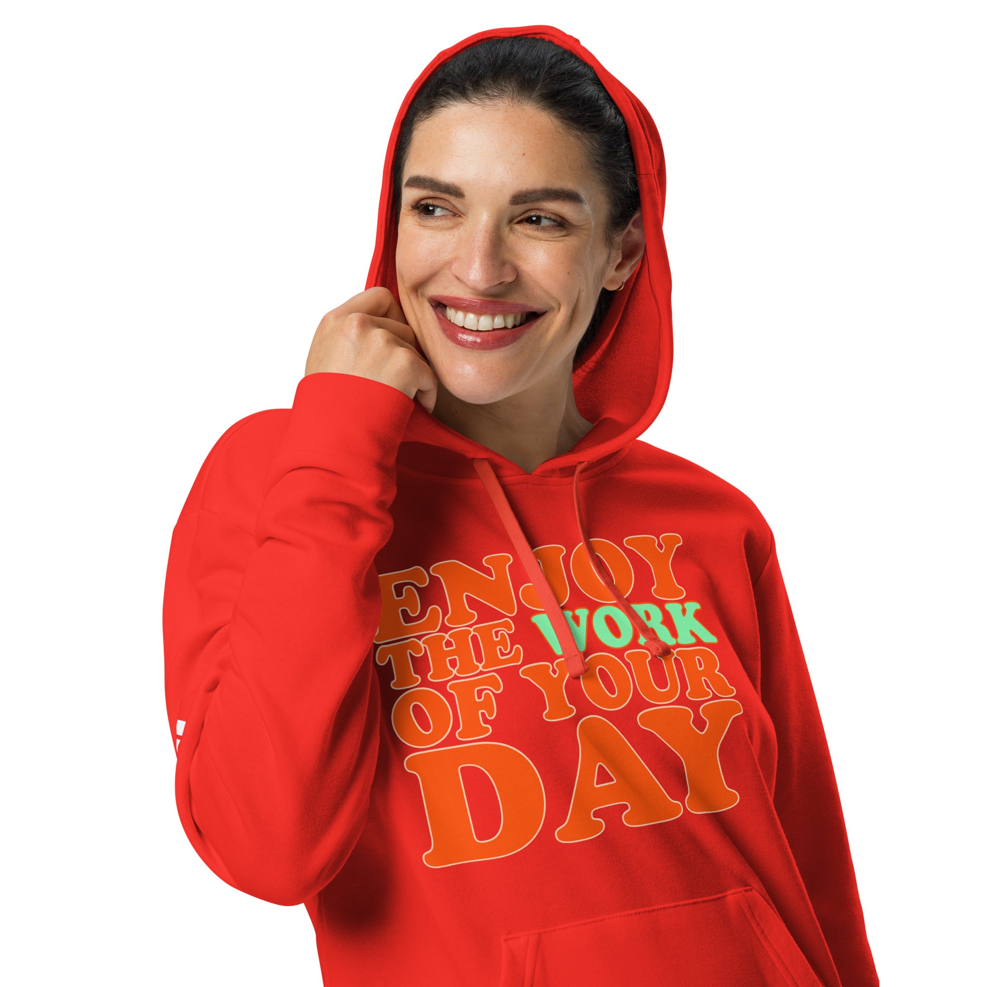 Enjoy the work of your day adidas fleece hoodie