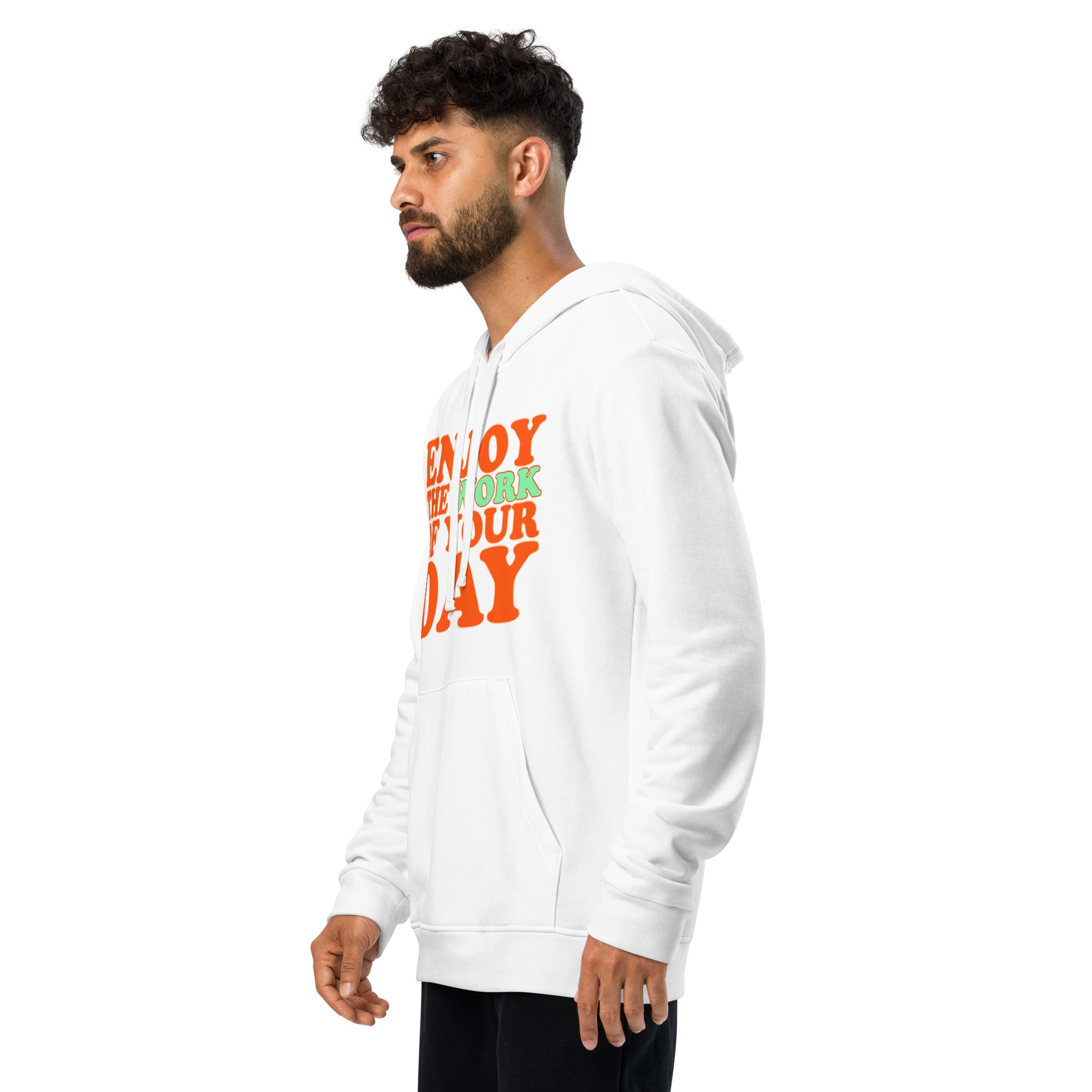 Enjoy the work of your day adidas fleece hoodie