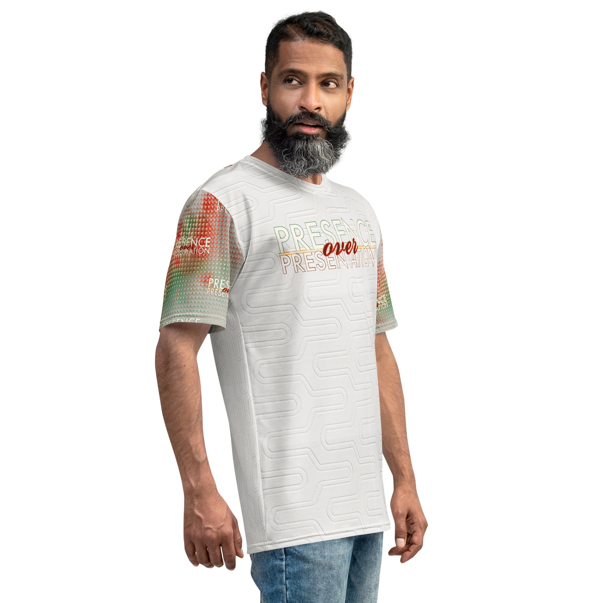 Presence over Presentation Men's t-shirt