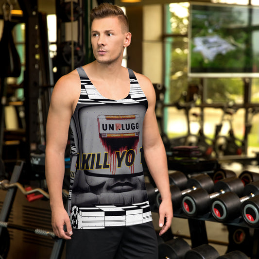 “Kill yo TV” UnPlug Unisex Tank Top