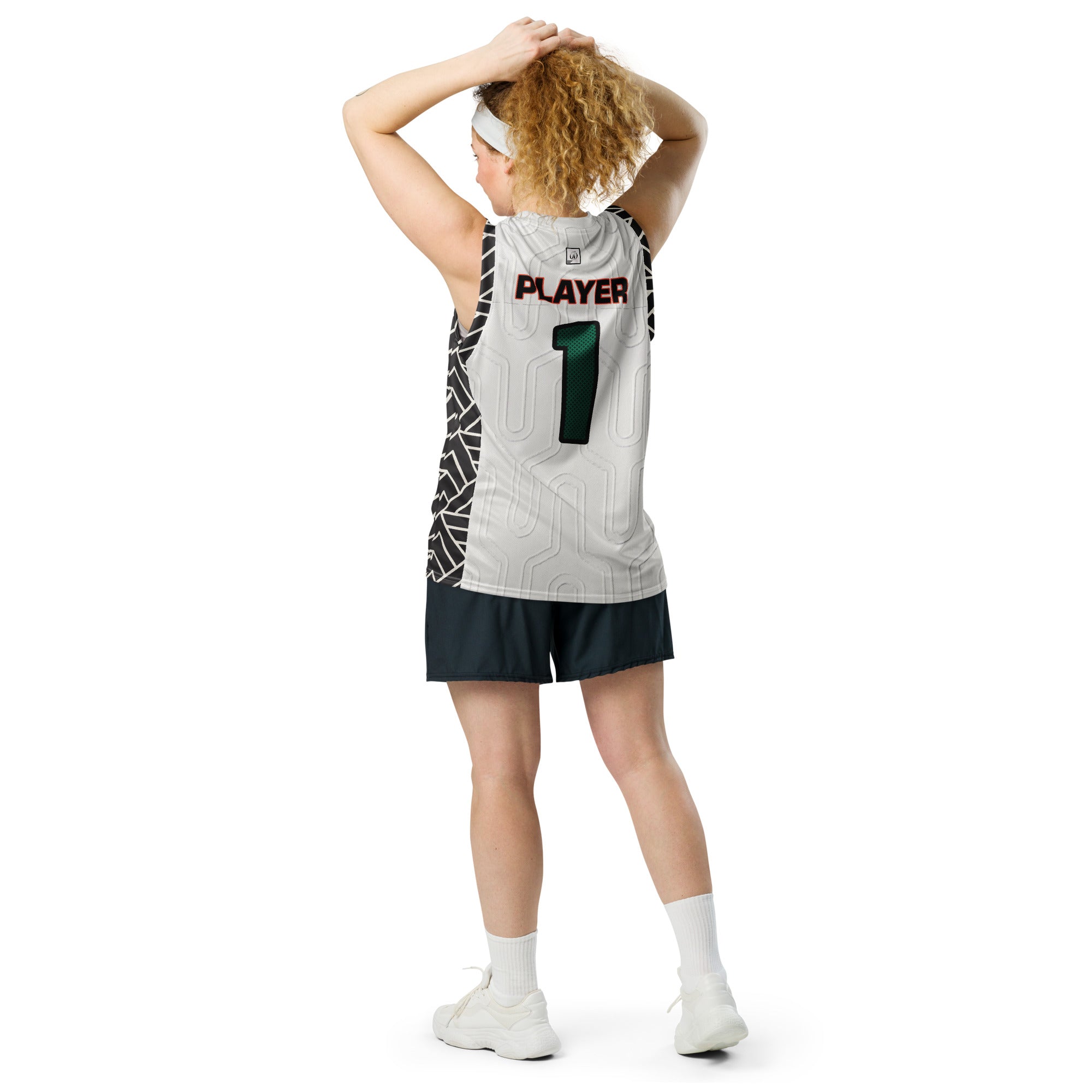 Presence over Presentation Recycled unisex basketball jersey