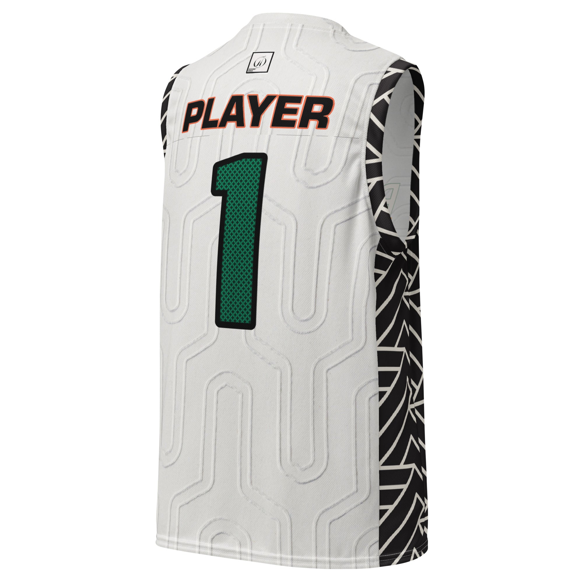 Presence over Presentation Recycled unisex basketball jersey