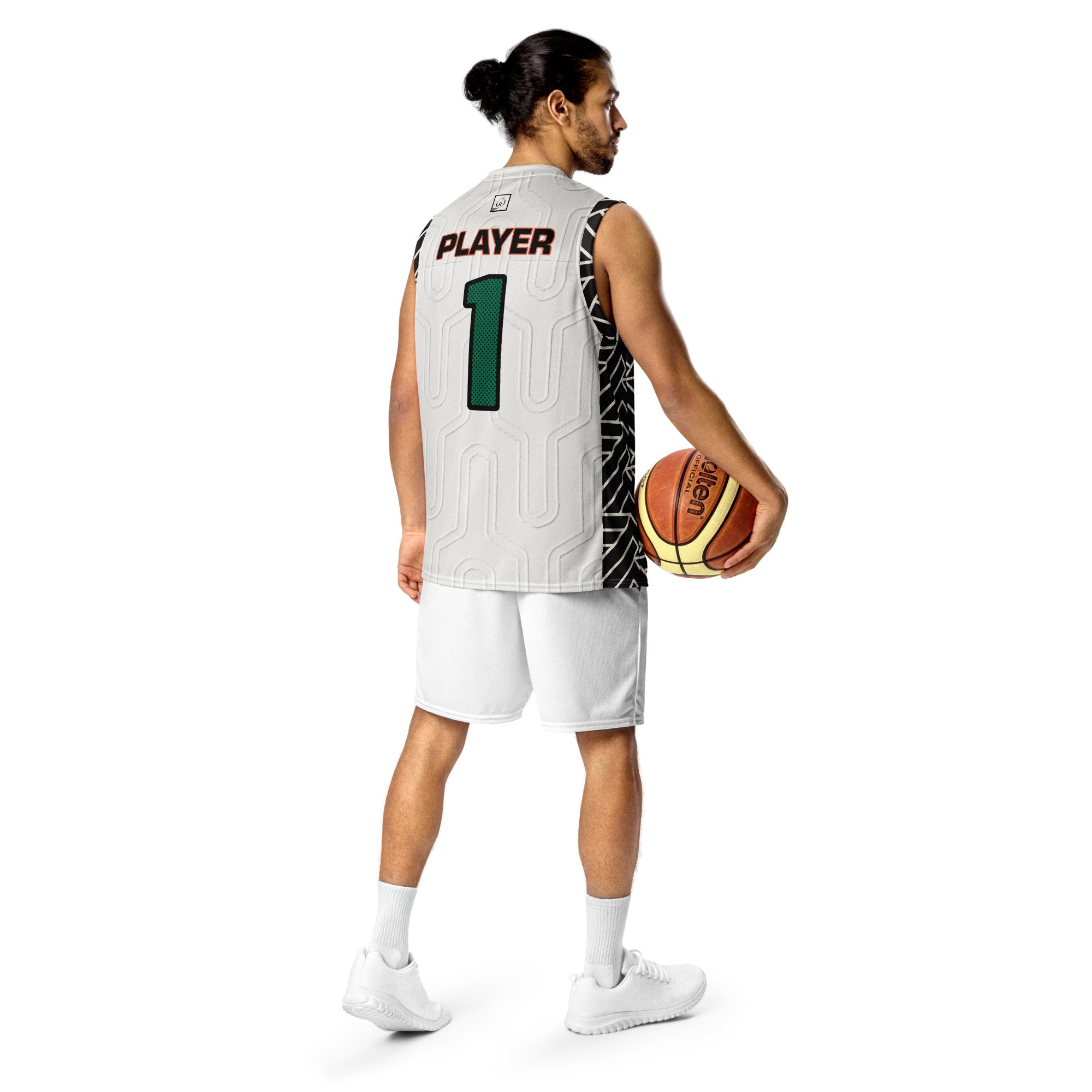 Presence over Presentation Recycled unisex basketball jersey