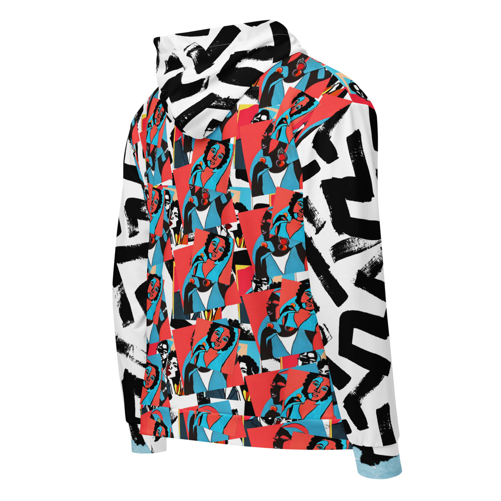 Melanated Love Unisex zip hoodie