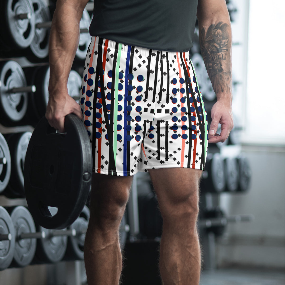 Crispy AF All-Over Print Unisex Athletic Long Shorts