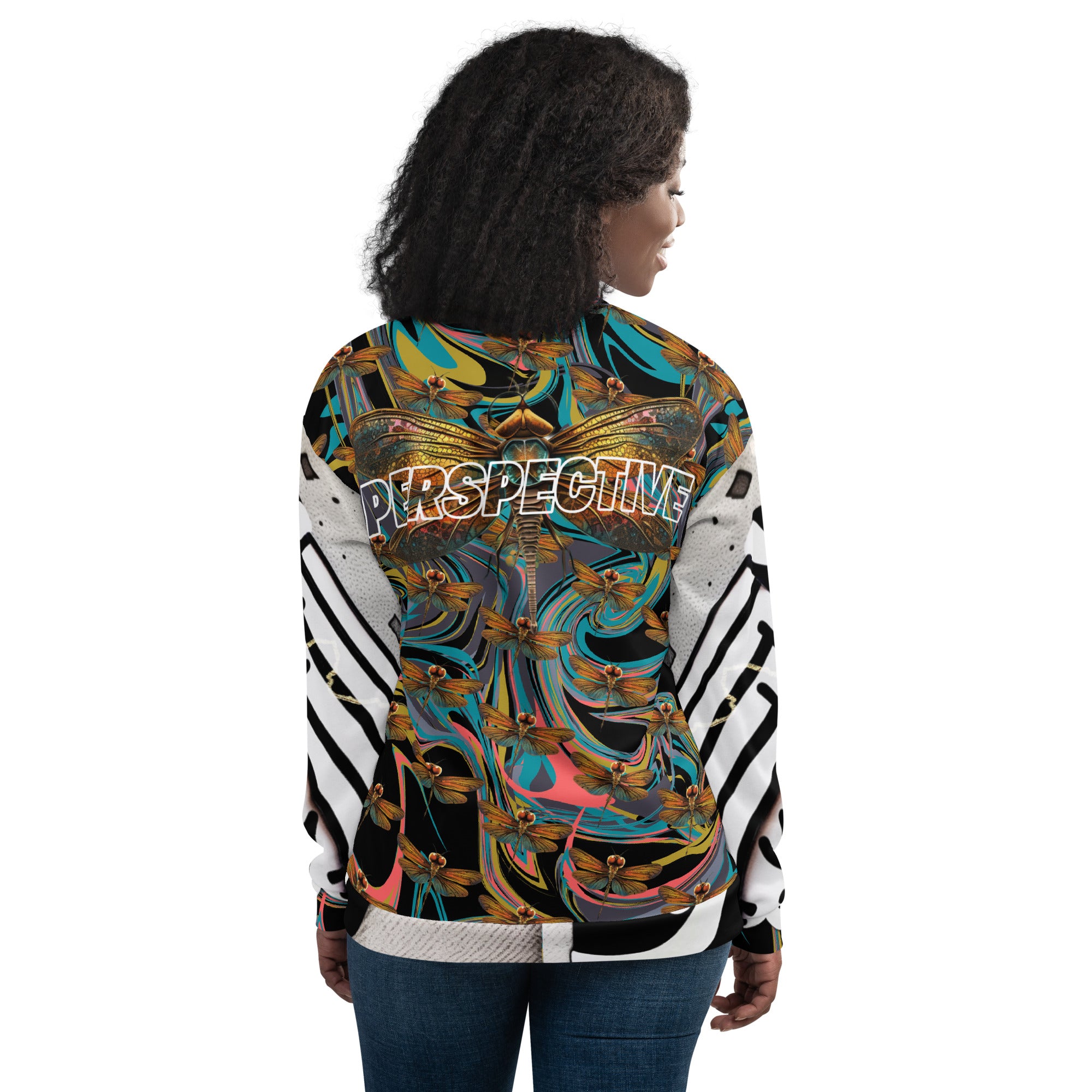 Dragonfly Perspective Unisex Bomber Jacket