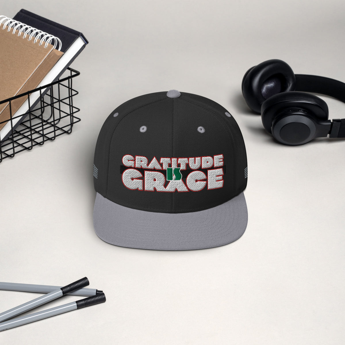 Gratitude is Grace RGB Snapback Hat