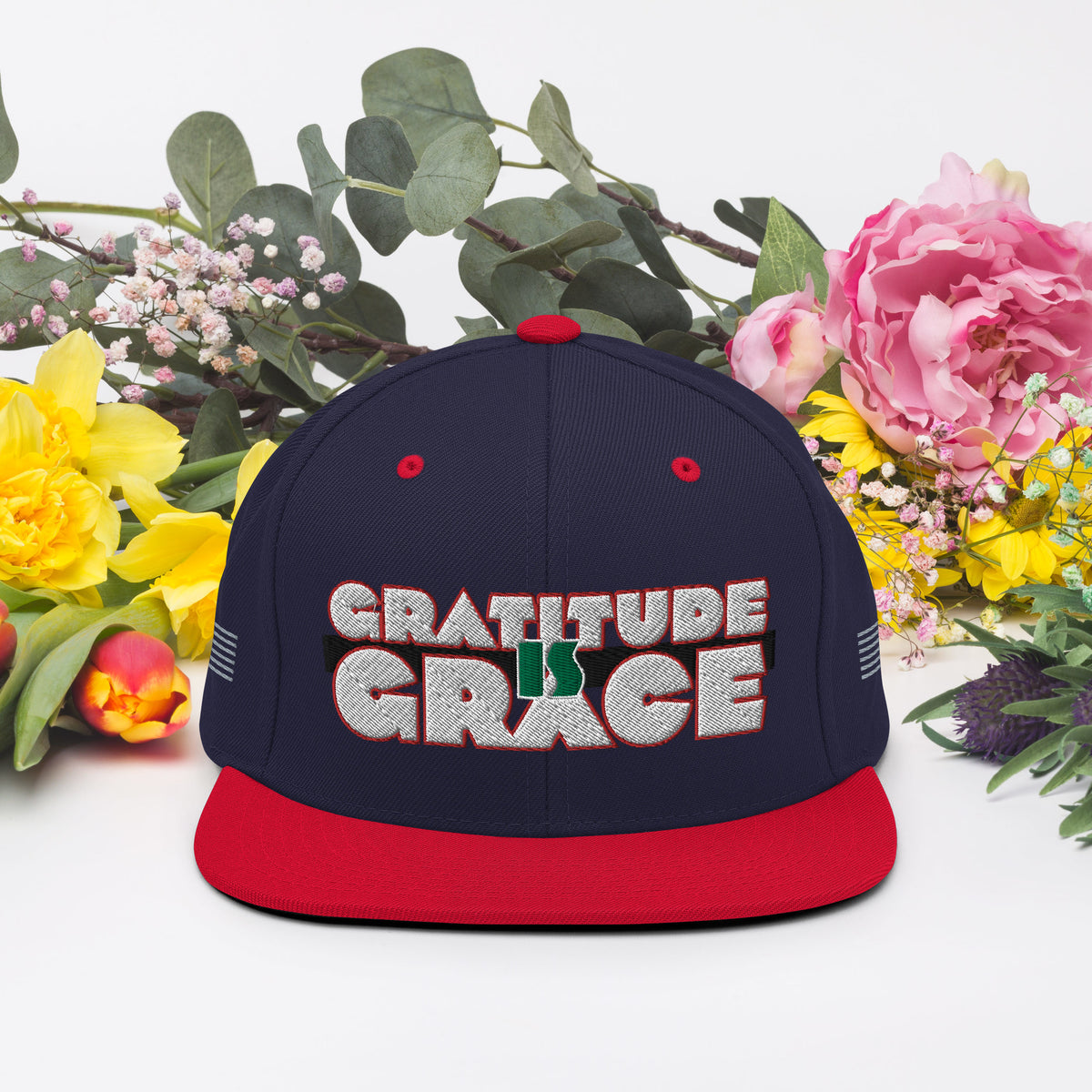 Gratitude is Grace RGB Snapback Hat