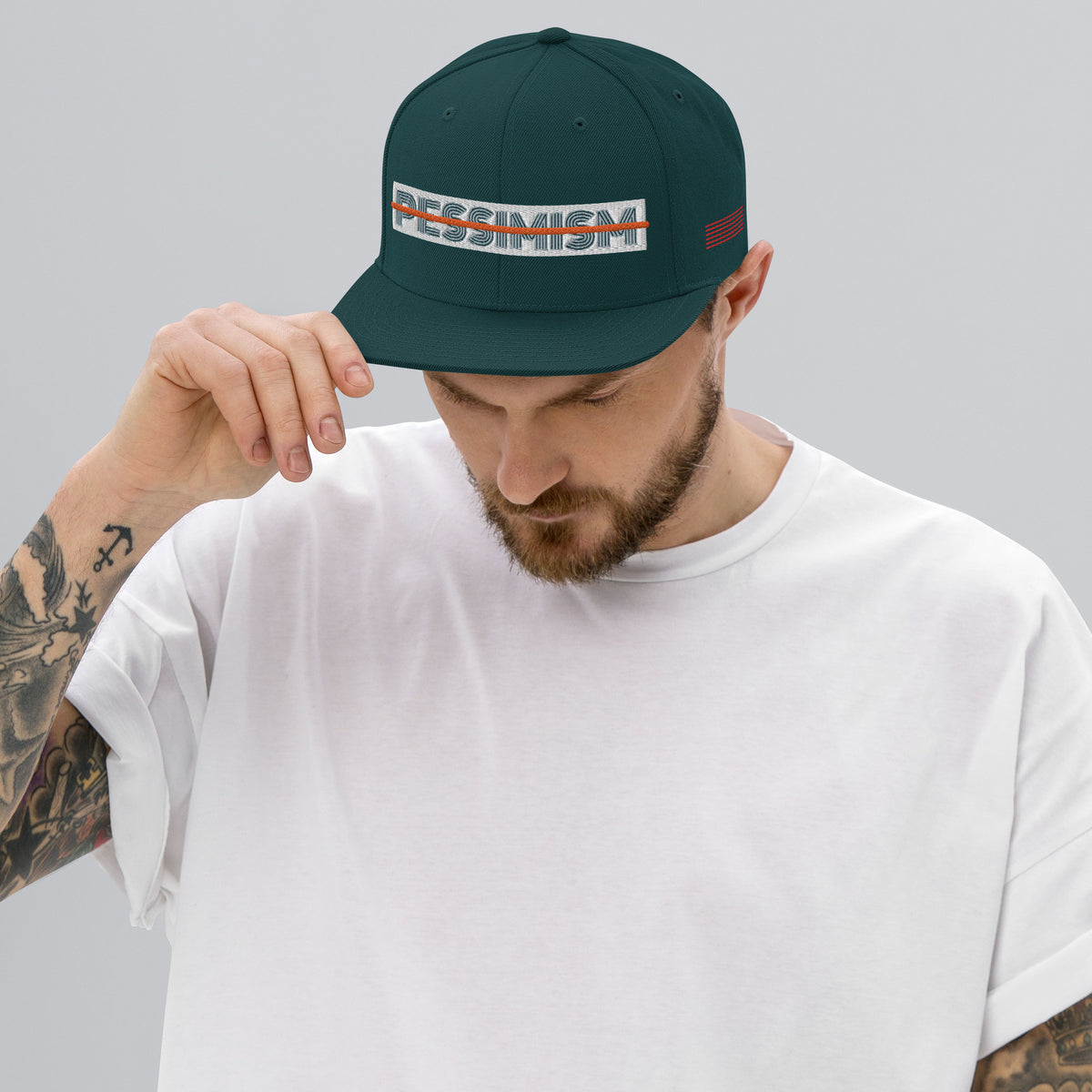 Unplug Pessimism Snapback Hat