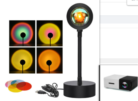 LED Ambiance Projection Lamp