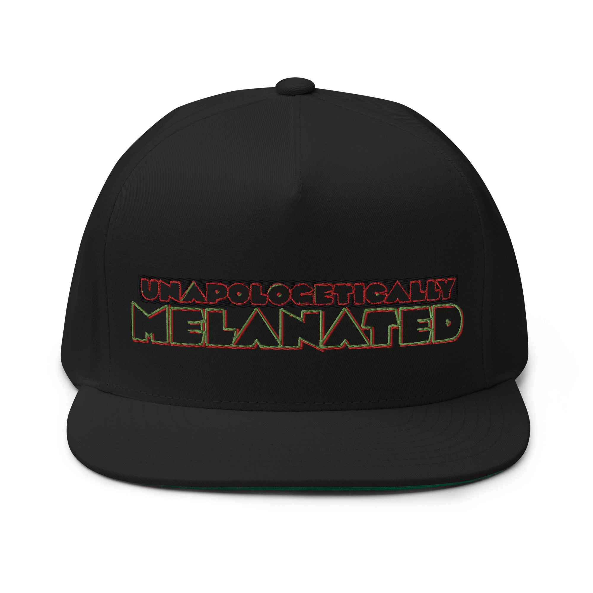 Unapologetically Melanated Flat Bill Cap