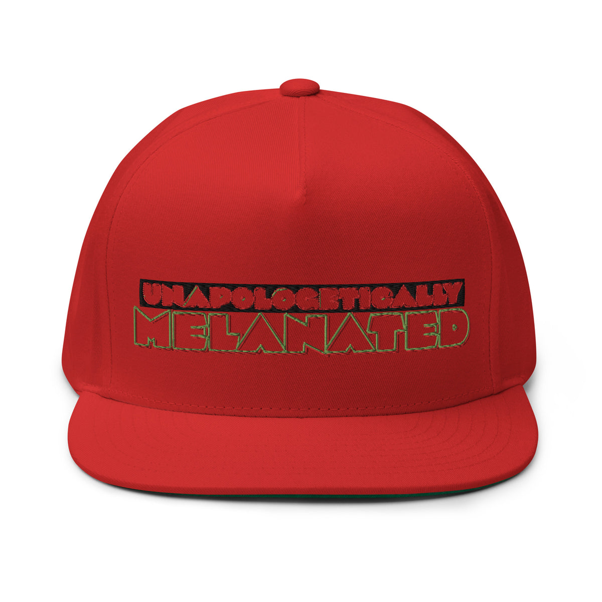 Unapologetically Melanated Flat Bill Cap
