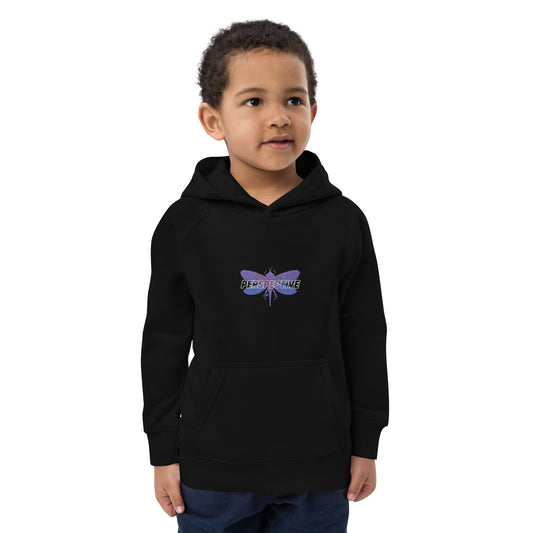 Dragonfly Perspective Kids eco hoodie