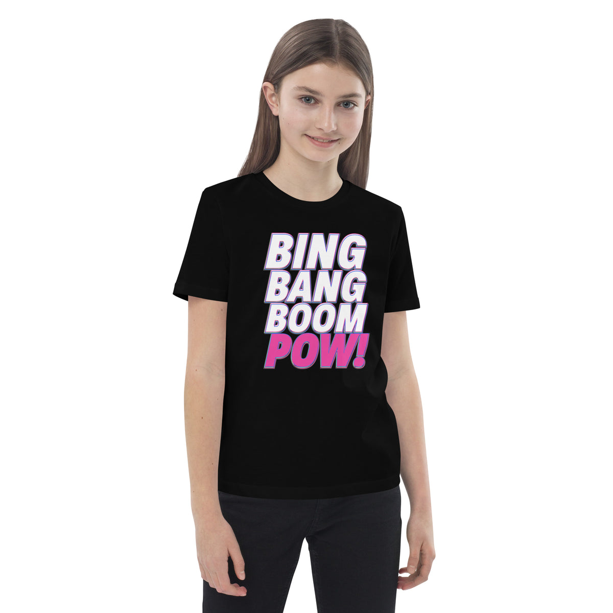 Bing Bang Boom POW! Organic cotton kids t-shirt