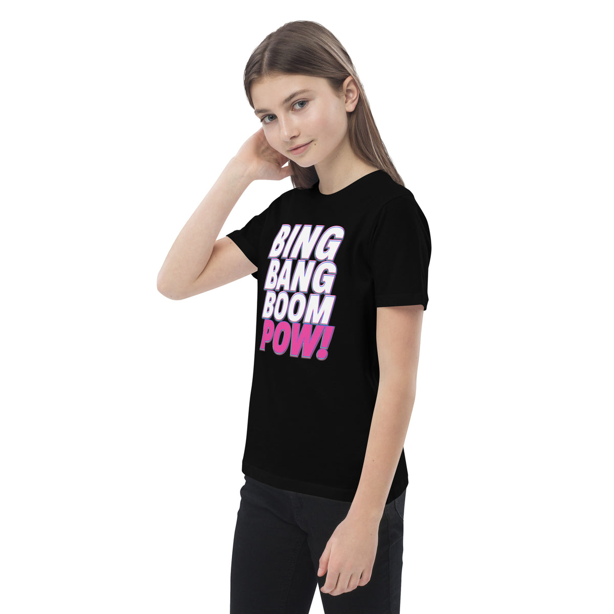 Bing Bang Boom POW! Organic cotton kids t-shirt