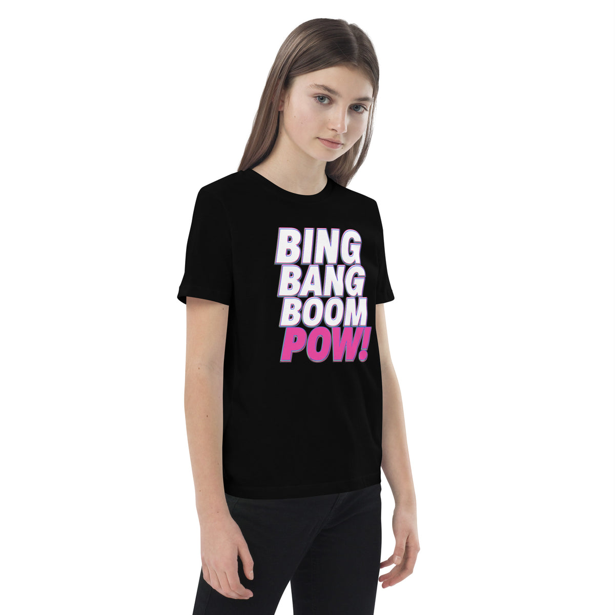 Bing Bang Boom POW! Organic cotton kids t-shirt