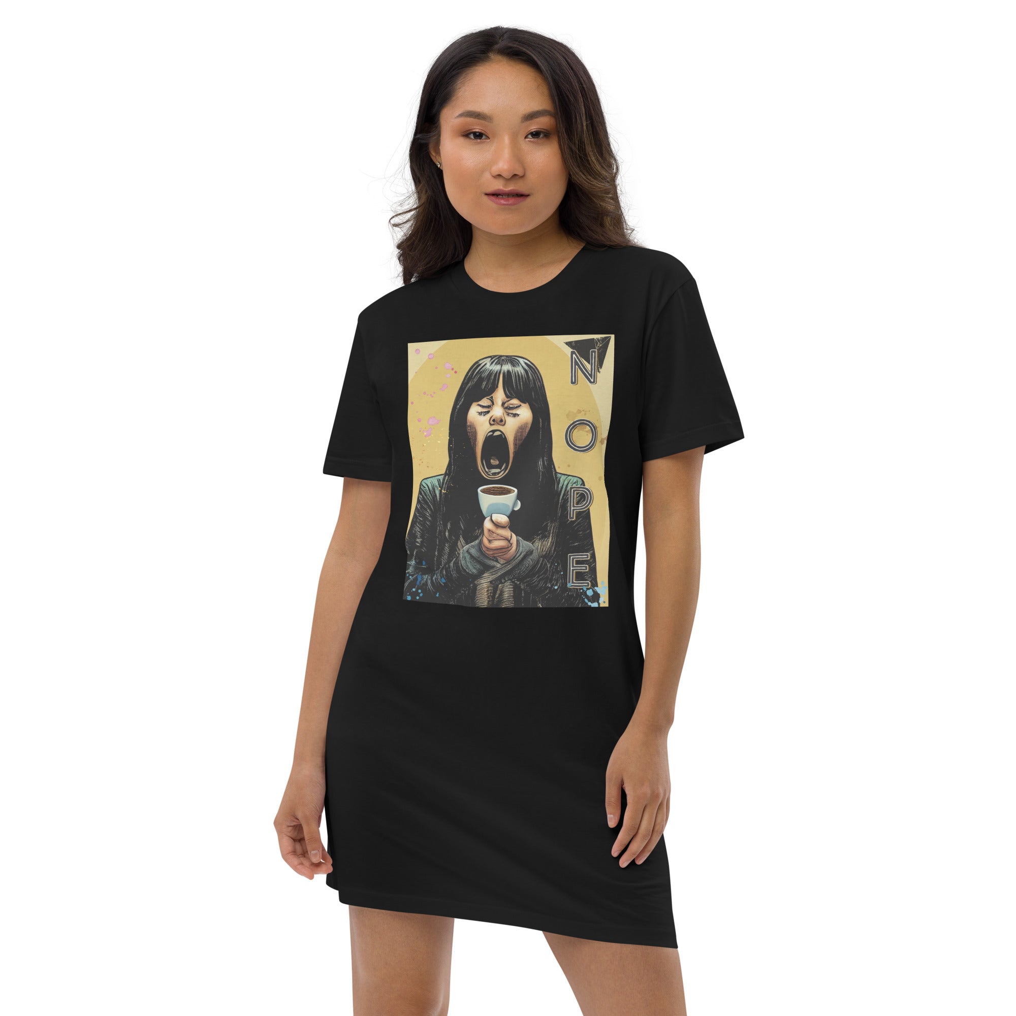 Nope, Not yet Organic cotton t-shirt dress