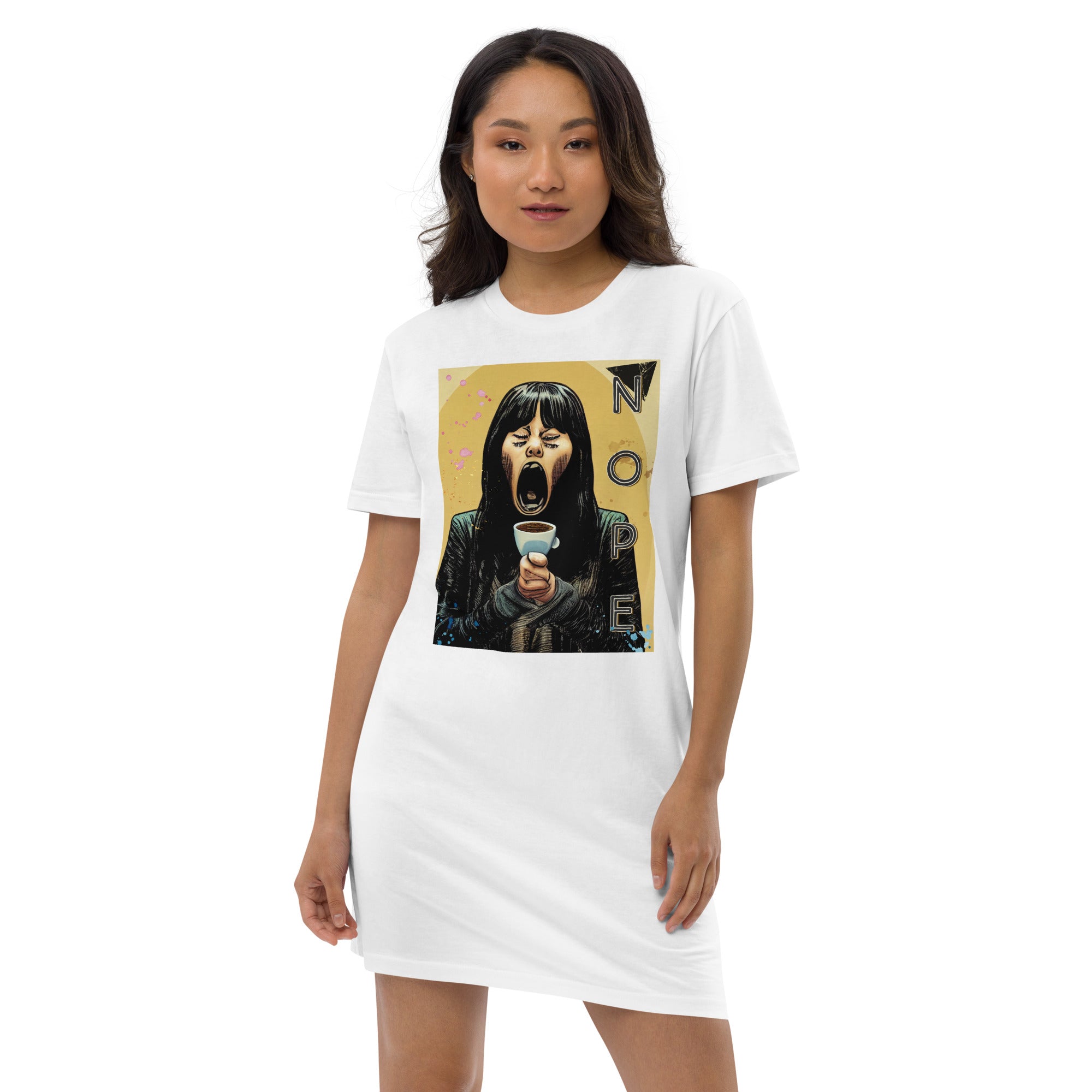 Nope, Not yet Organic cotton t-shirt dress