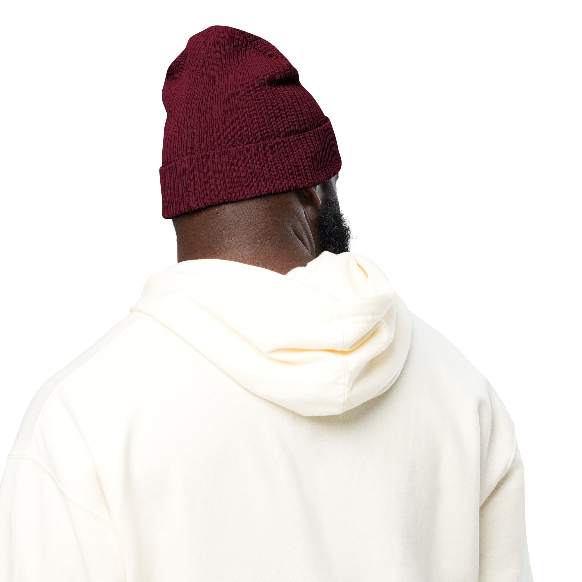 Unapologetically Melanated Organic ribbed beanie