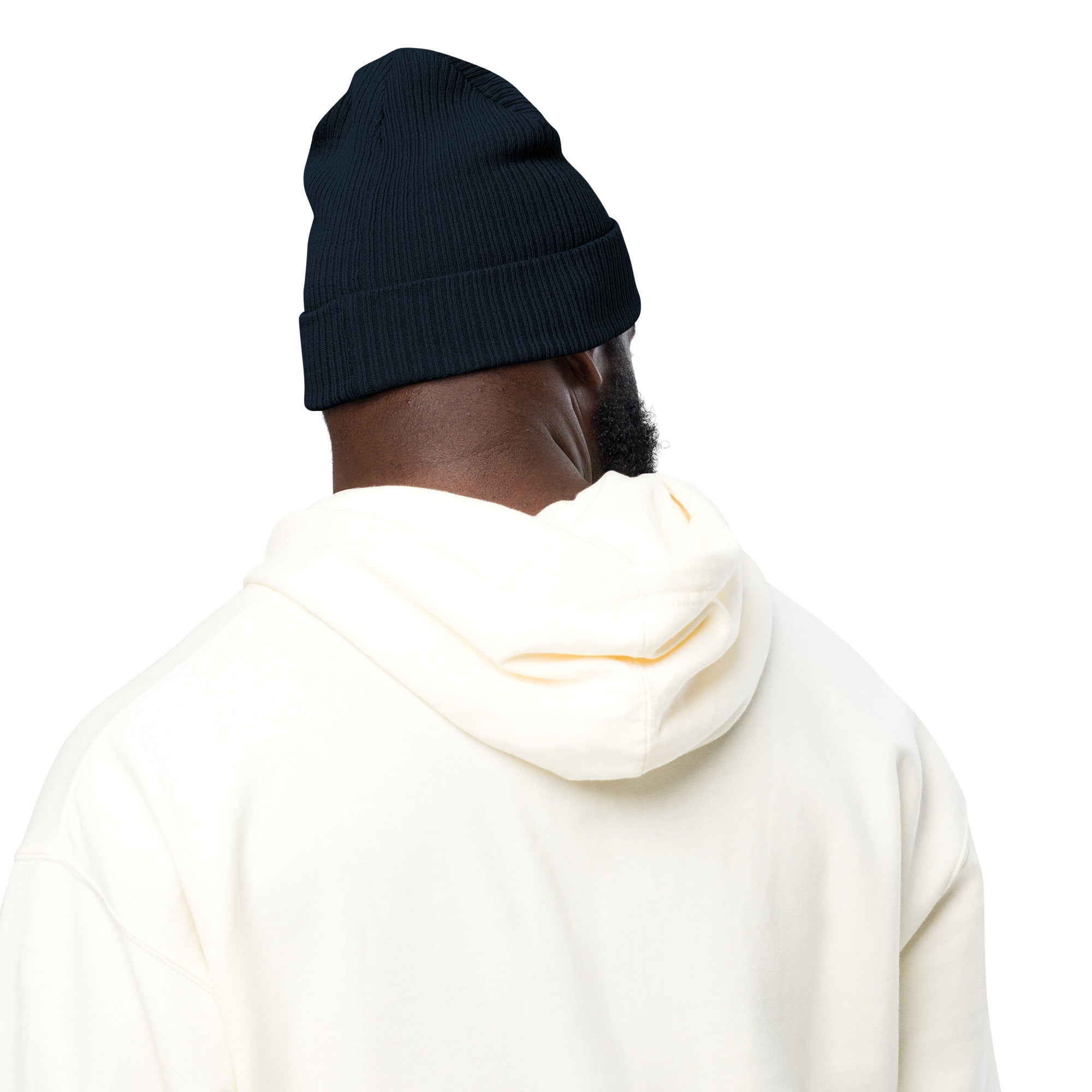 Unapologetically Melanated Organic ribbed beanie