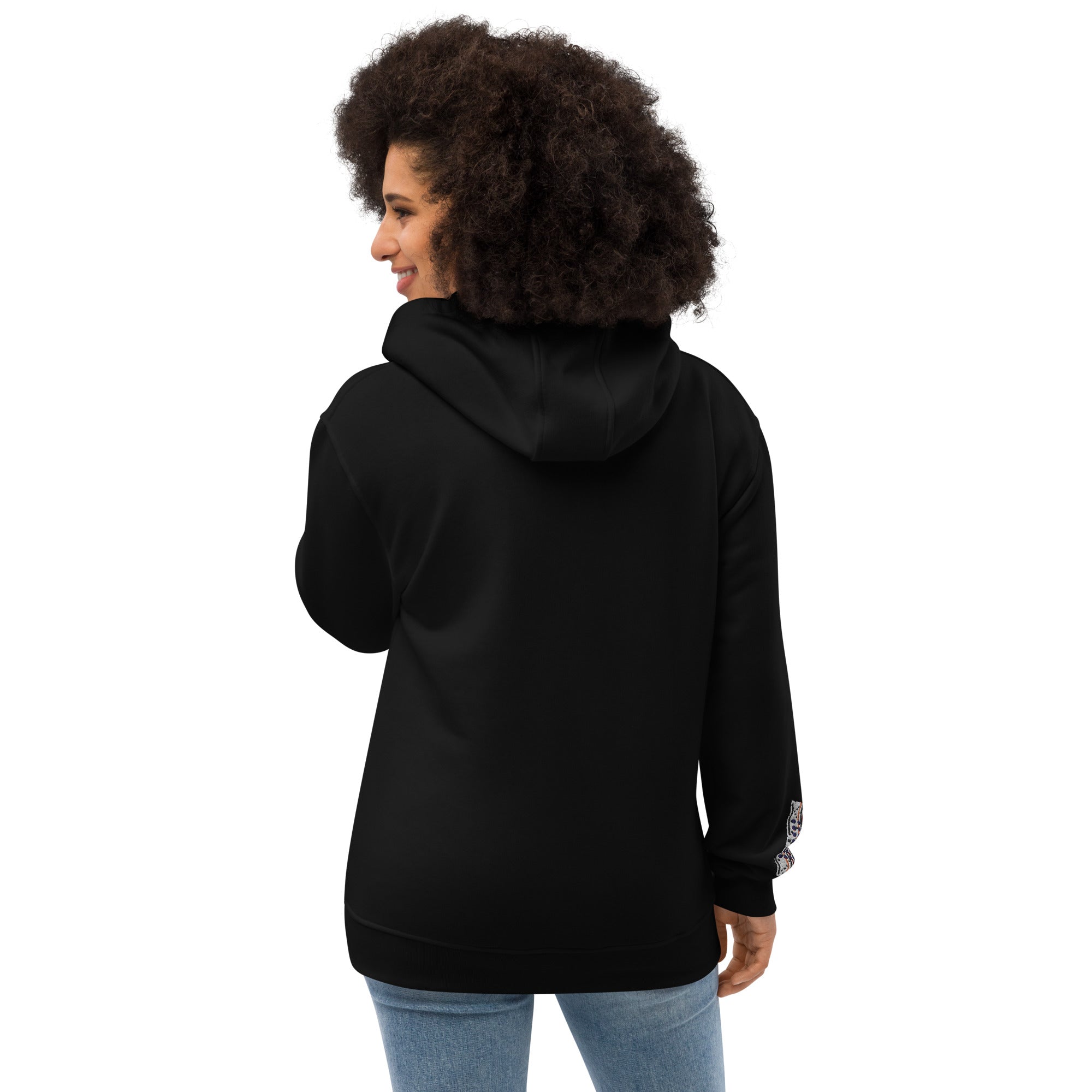 Free Electron Embroidery Premium eco hoodie